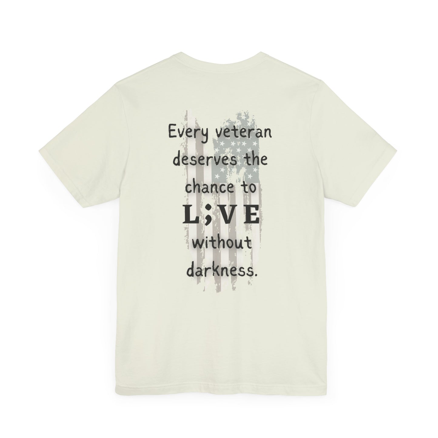 Unisex Jersey Short Sleeve Tee - No More Soldier Suicide L;VE T-Shirts