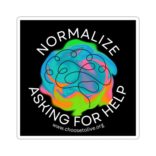 'Normalize Asking for Help' Sticker