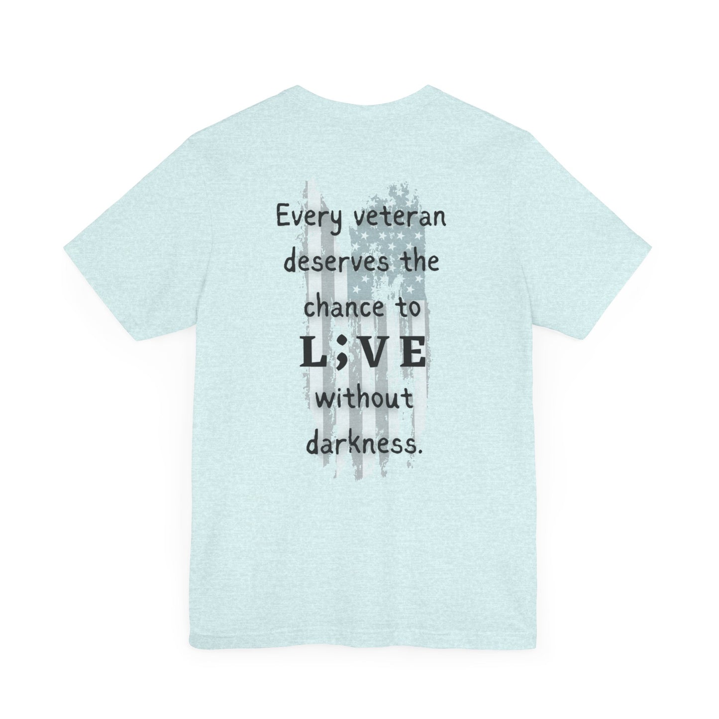 Unisex Jersey Short Sleeve Tee - No More Soldier Suicide L;VE T-Shirts