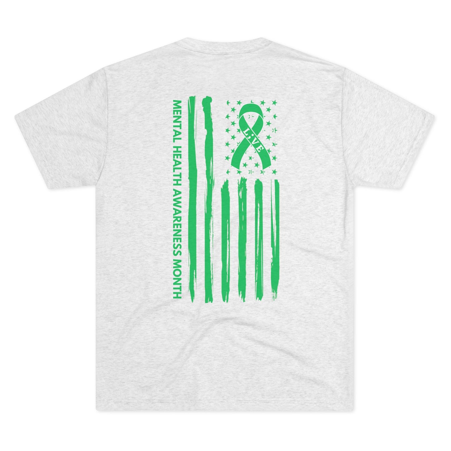 Mental Health Awareness Crew Tee - In a World of Noise, Find Your Inner Peace T-Shirt